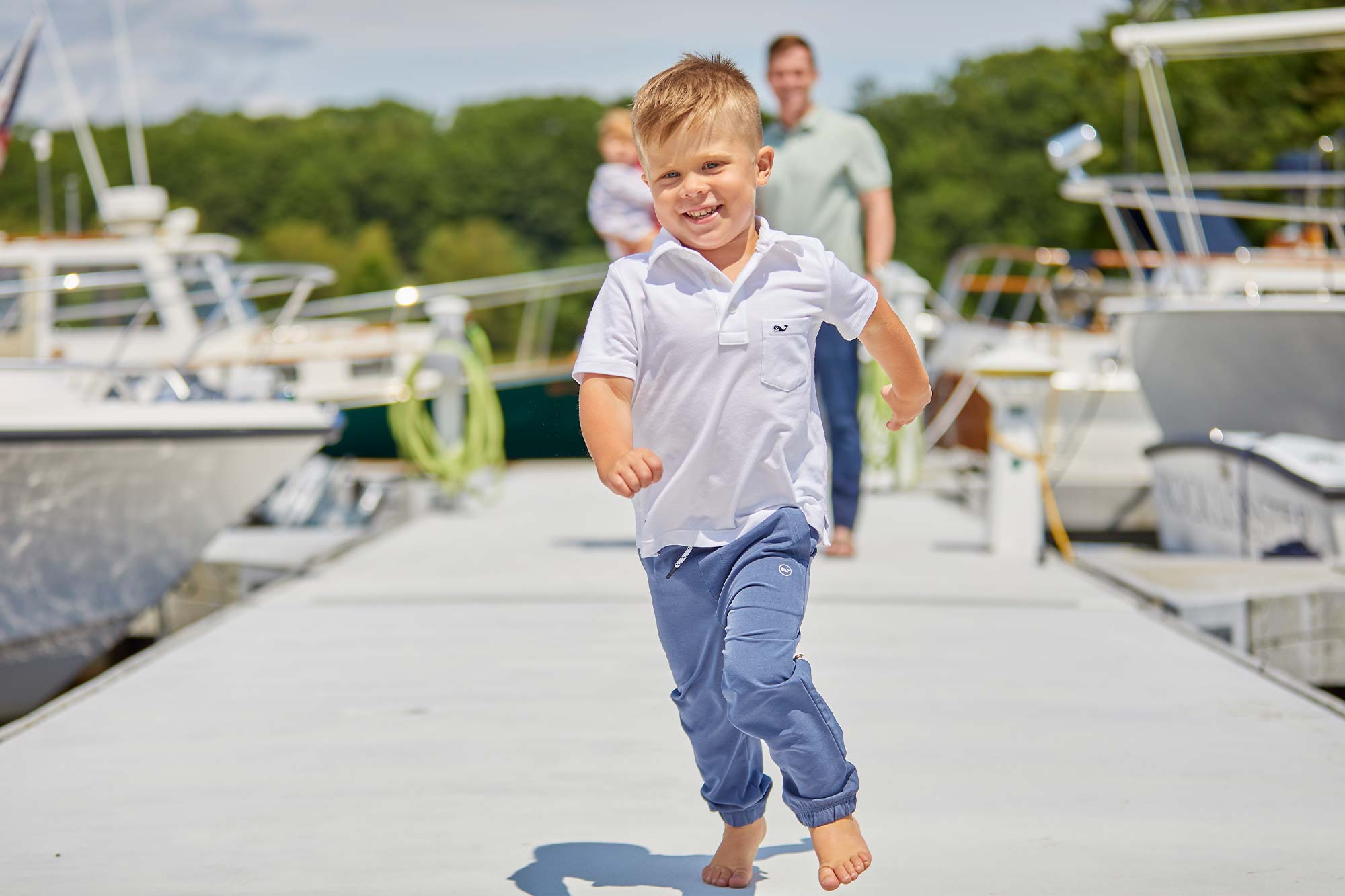 Louise Lynch's son running