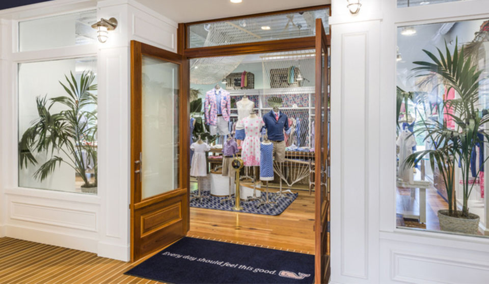 vineyard vines headquarters mock store