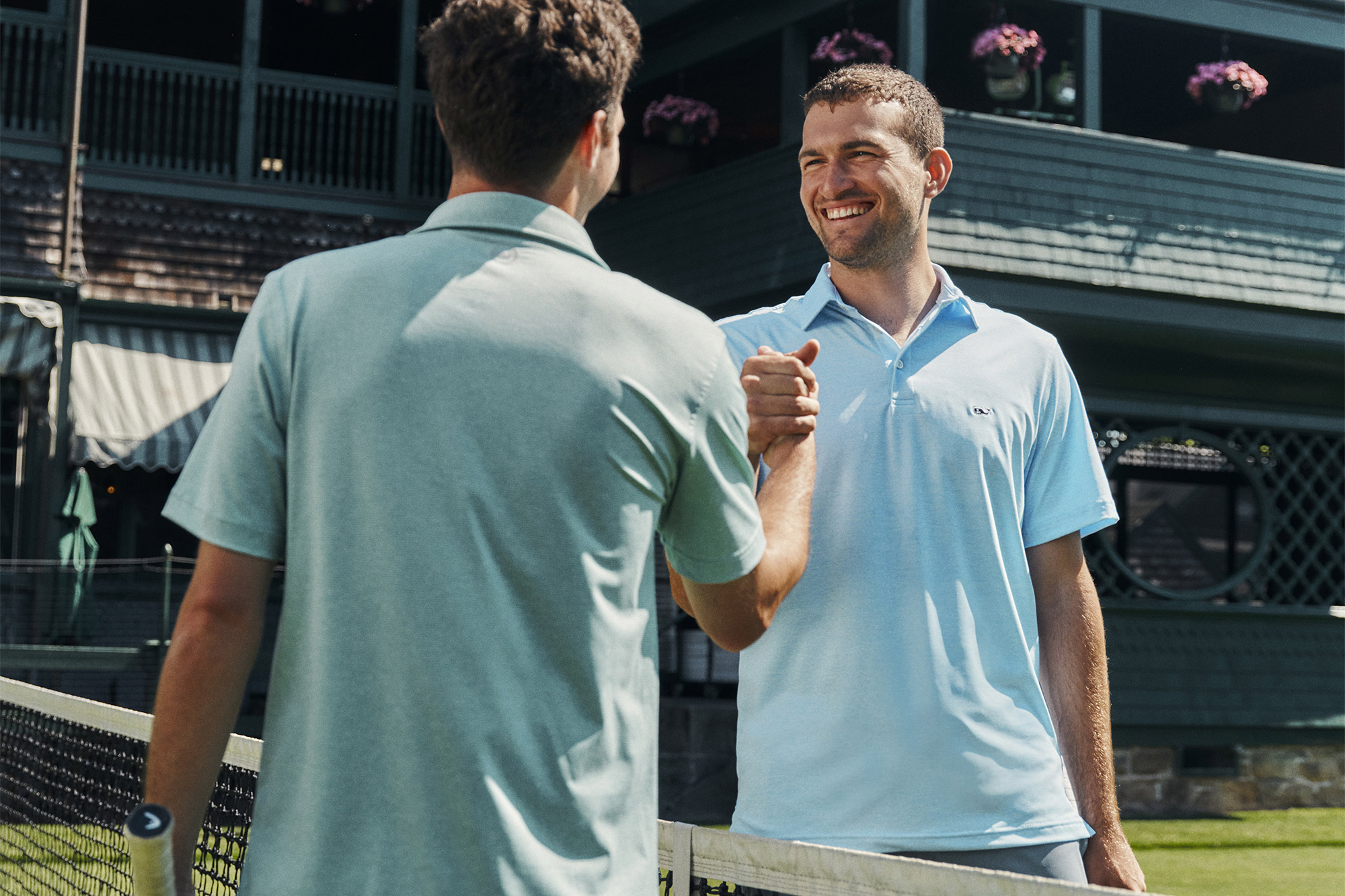 Will and big bro Andrew post-match at the International Tennis Hall of Fame