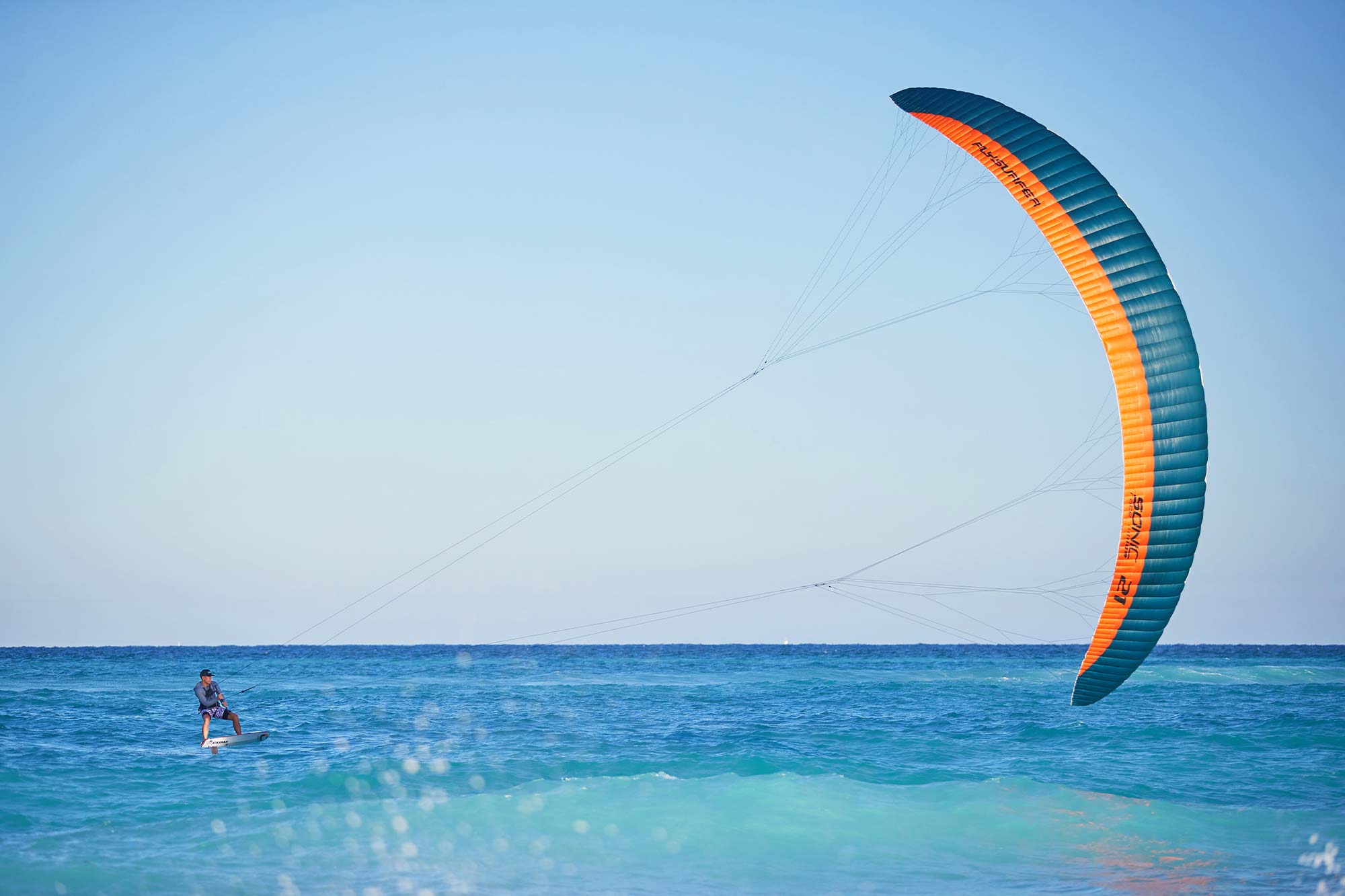 Markus Edegran kite sailing