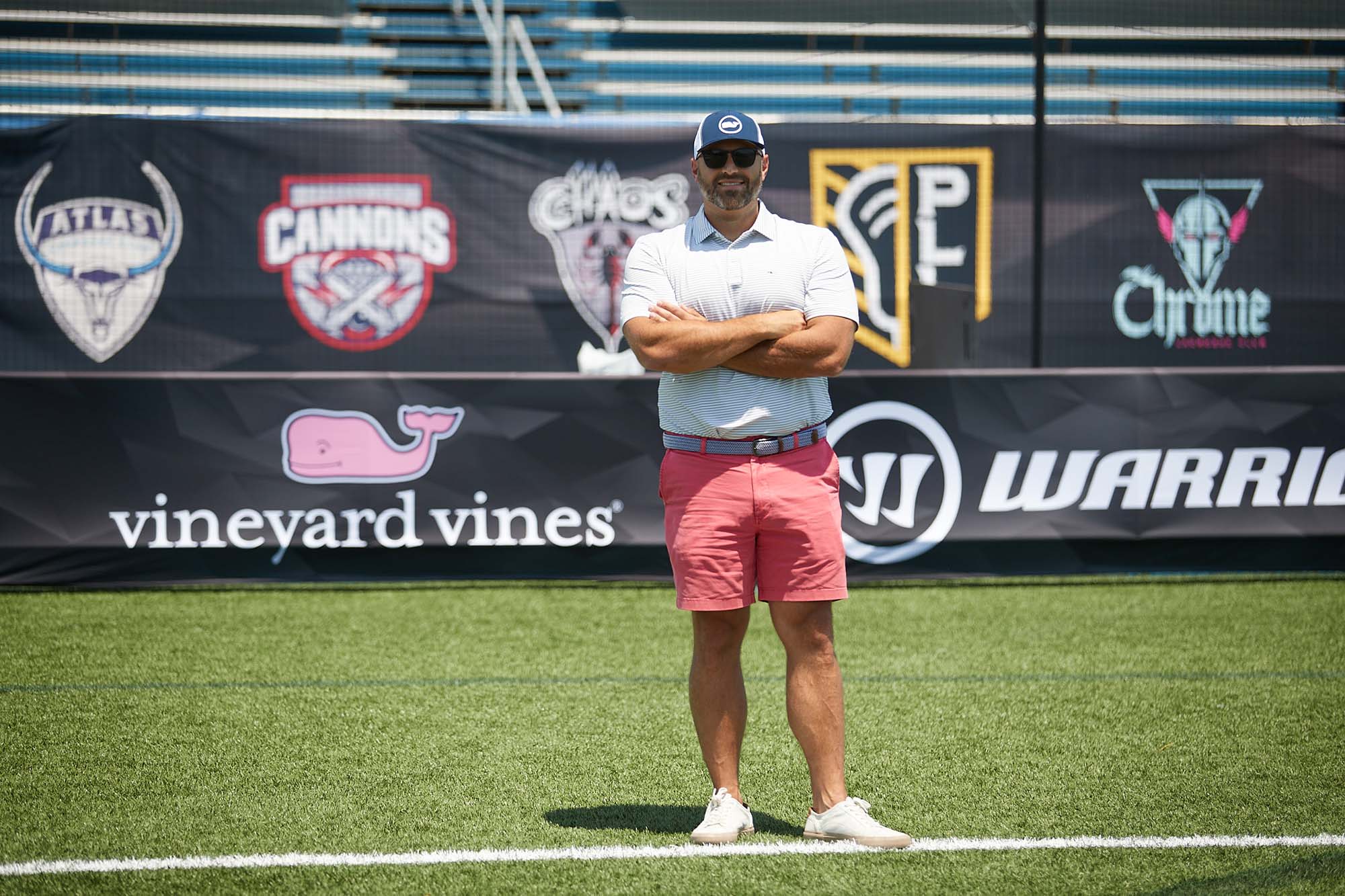 Mike Rabil wearing vineyard vines