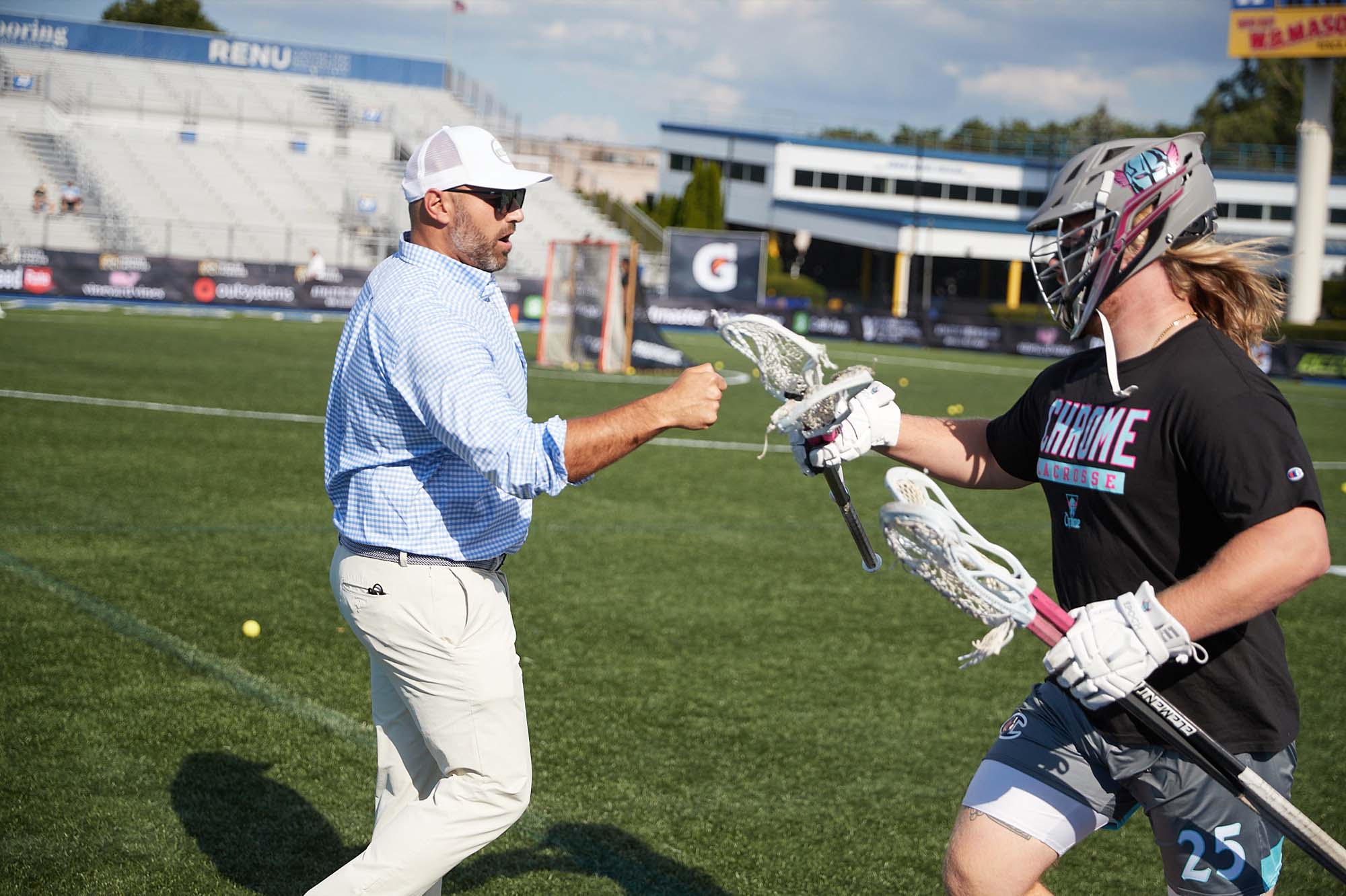 Mike Rabil wearing vineyard vines