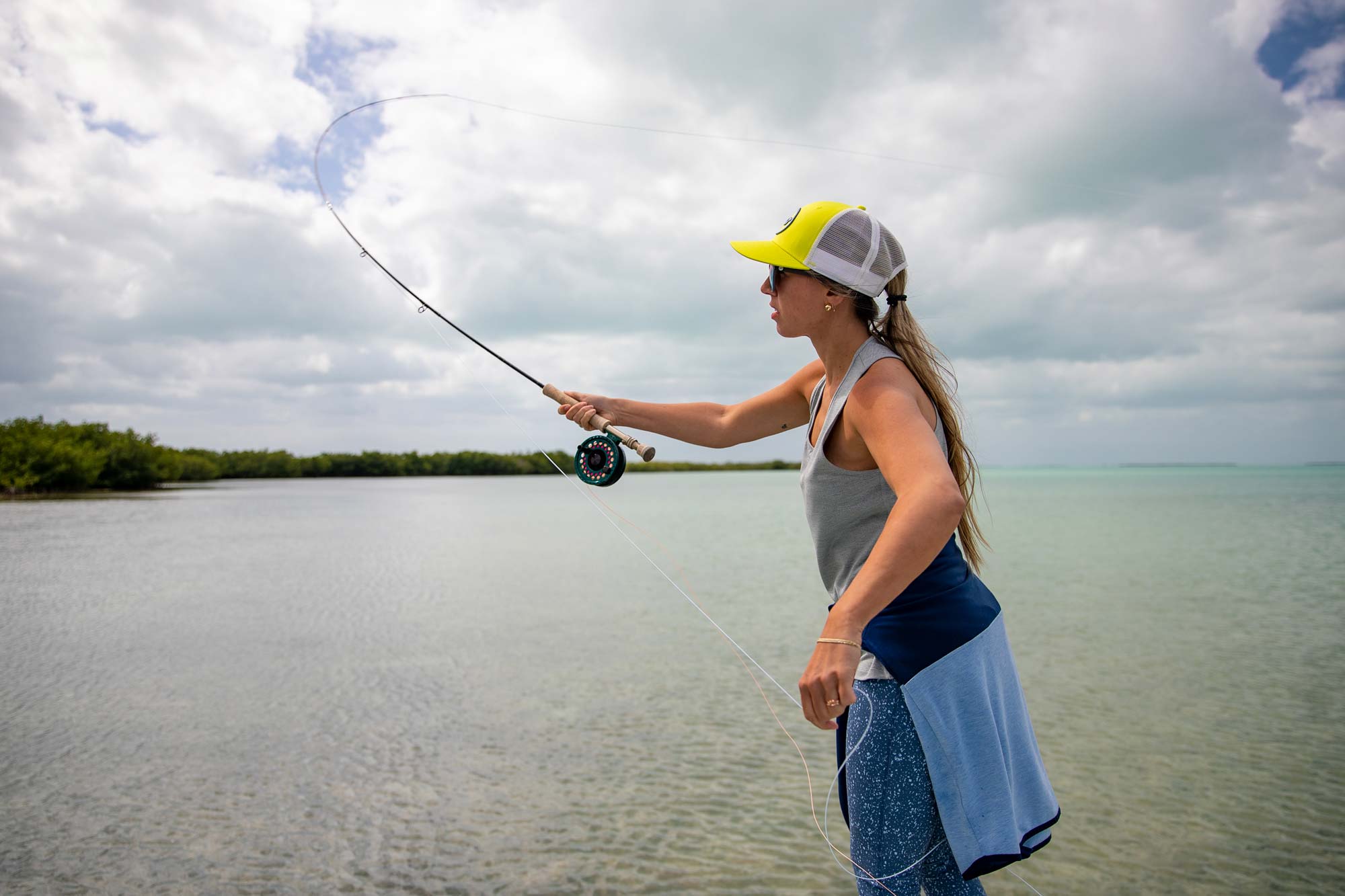 Natalie Flamm fishing