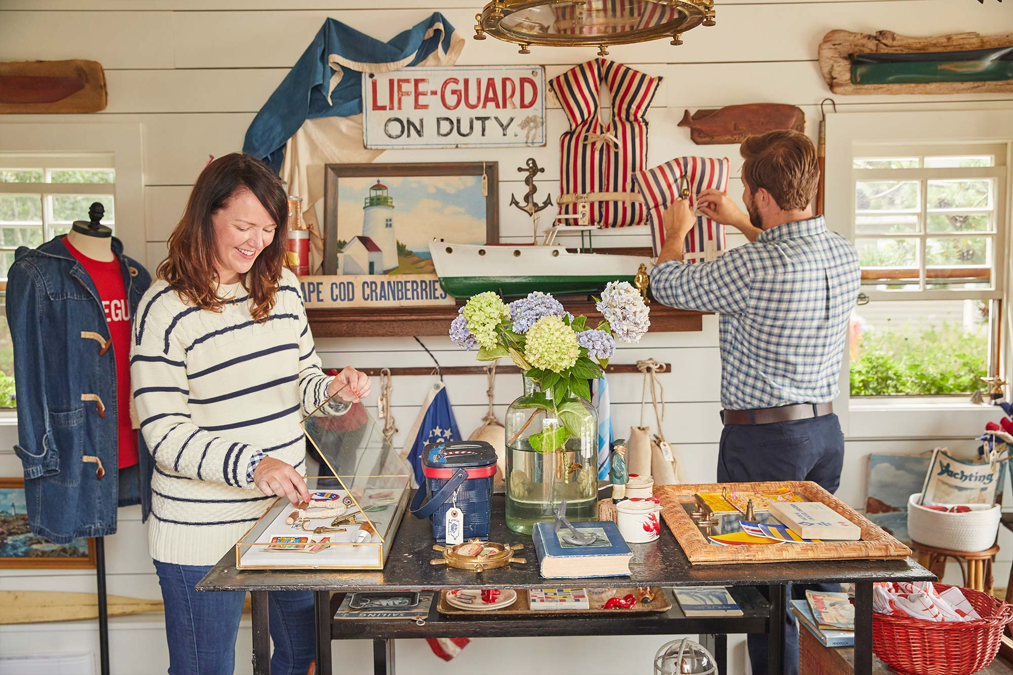 Jackie Greaney & Paul Havel working