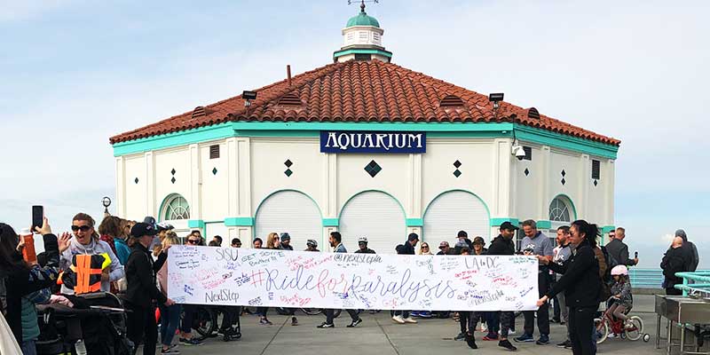 Ride for Paralysis banner