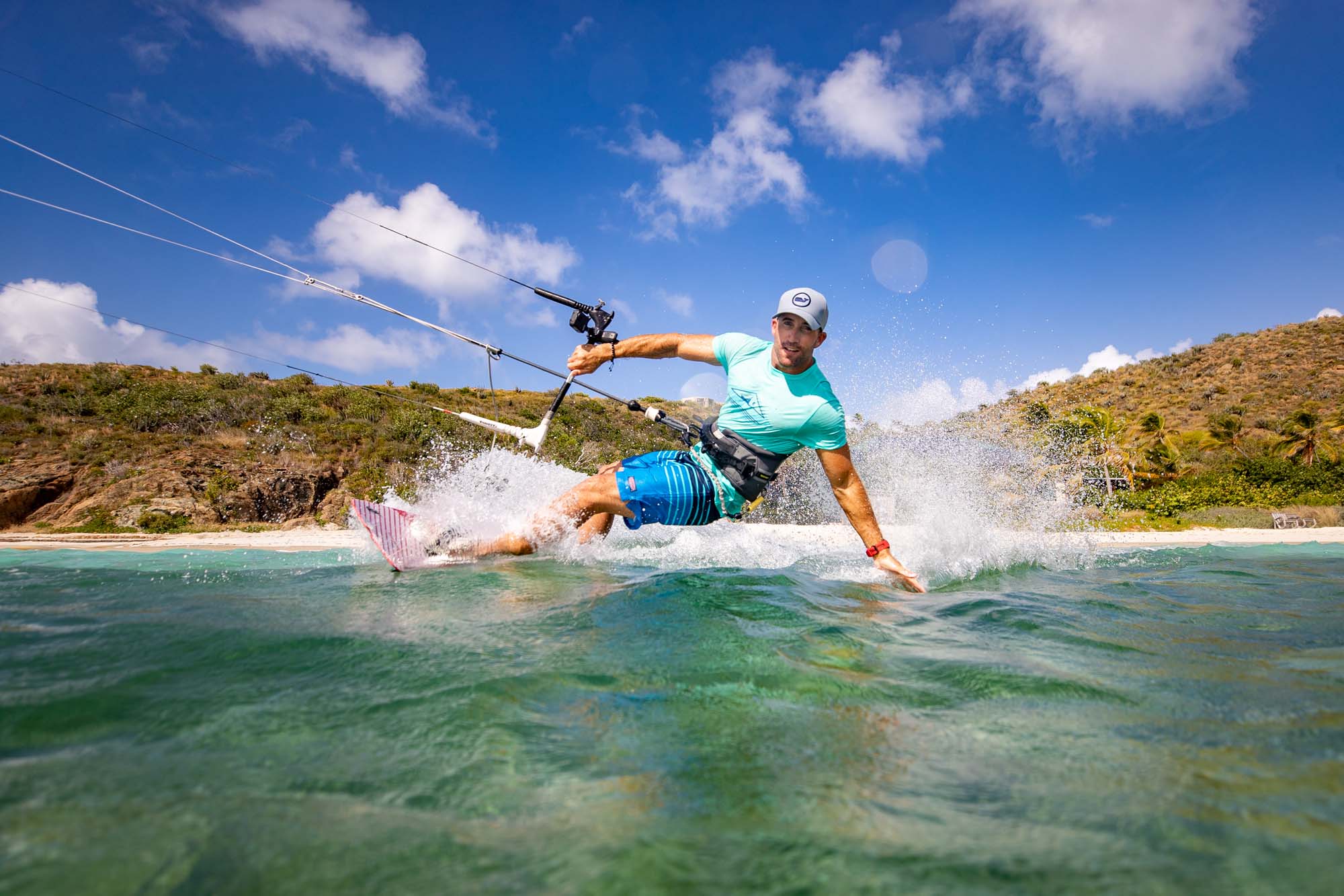 Seth Webb kiteboarding