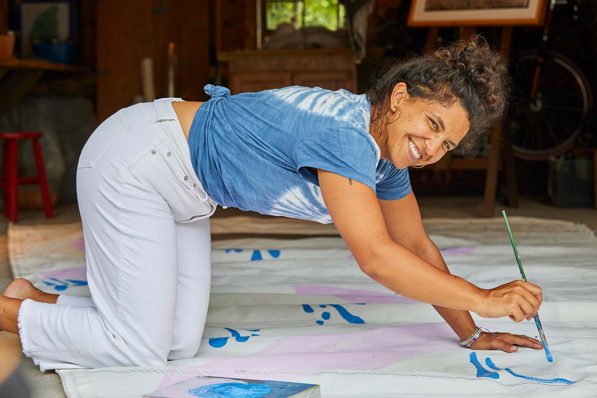 Jordan Parks painting